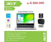 Acer Aspire SLIM A314 Intel Core I3-N305   - 8GB | 512GB SSD | 14'' | WIN 11 | OHS